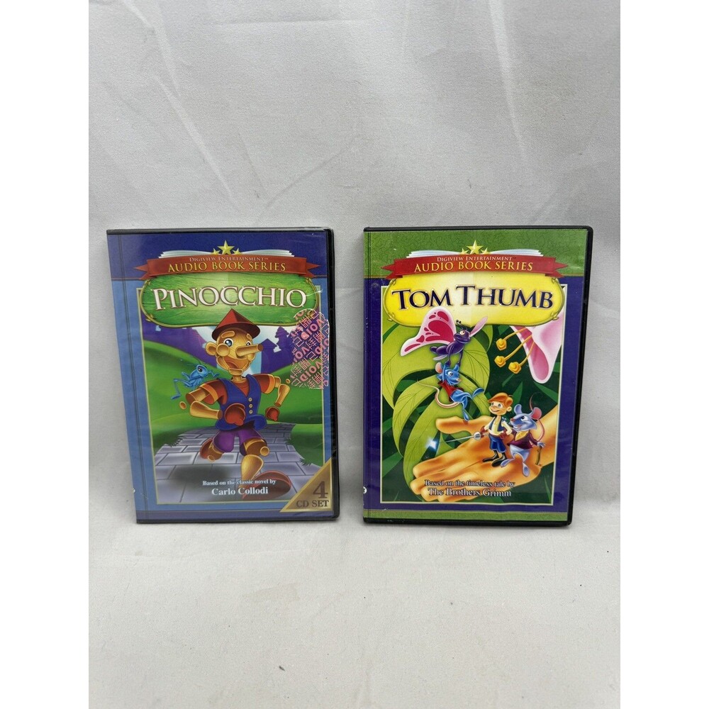 Pinocchio Tom Thumb Audio Book Series Digiview Entertainment CDs